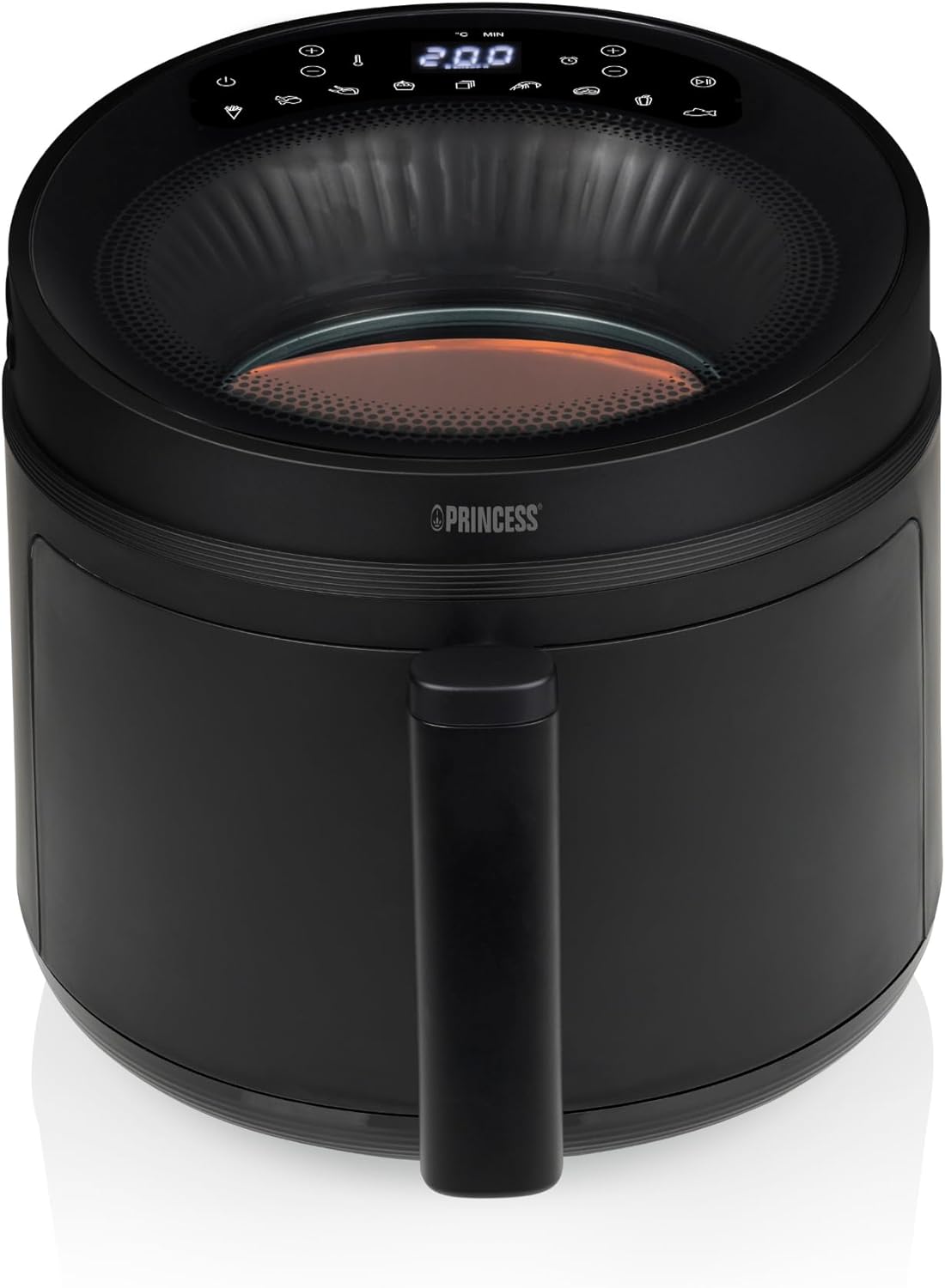 Freidora de aire Princess CYCLONE VISION, 5 litros, 1500W